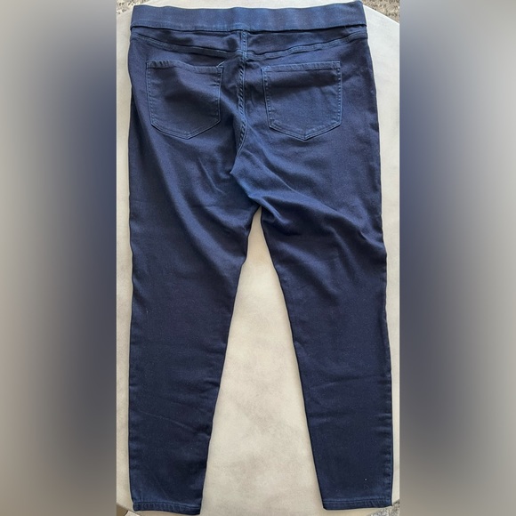 Lane Bryant High-Rise Pull On Jegging in Dark Blue, Size 18 - Picture 3 of 4